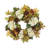 Fall Wreath with Hydrangeas and Maple Leaves