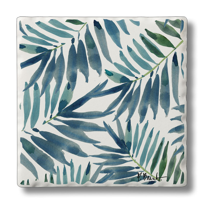Stoneware Square 4 Piece Coaster Set