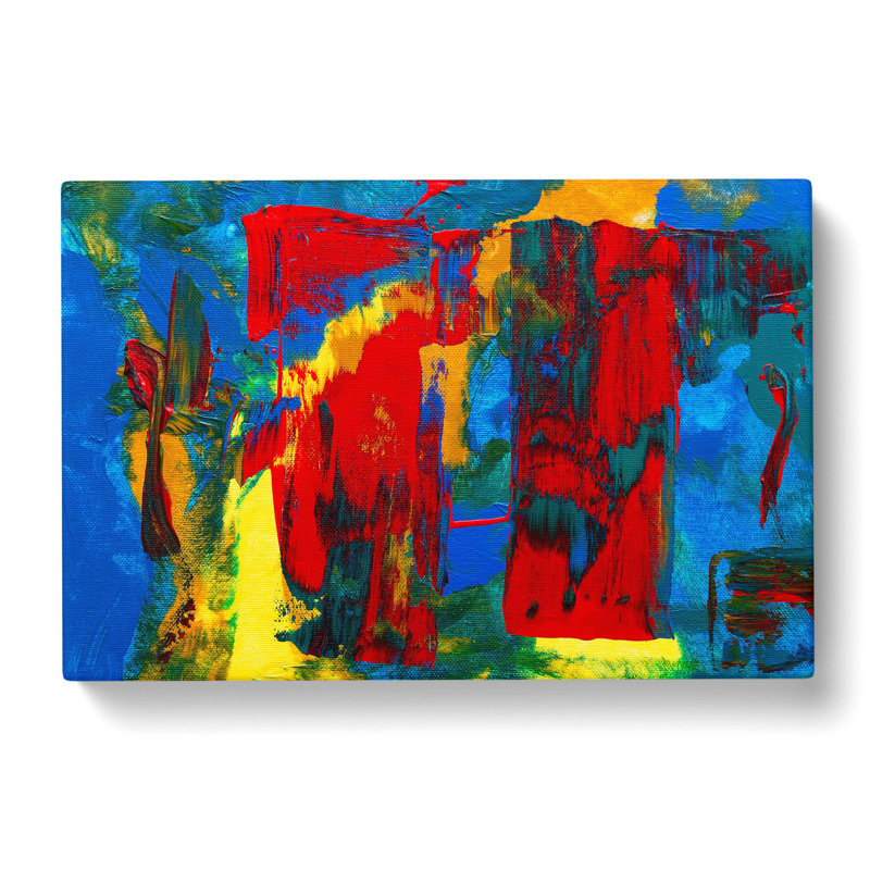 Abstract Art Painting Vol.274 by S.Johnson - Wrapped Canvas, 35cm H x 50cm W x 3cm D