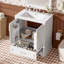 Meuble-lavabo moderne avec lavabo en céramique-1102834408-1102834409