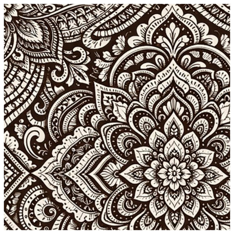 Intricate Mandala Pattern Blankets, 60in W x 80in H