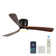42 In. Smart Indoor Wood  Ceiling Fan With 3-colours Led Light And Dimmer And Dc Reversible And App/wall Switch/remote