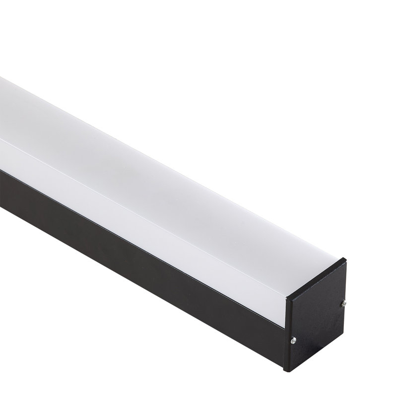 Matte Black Outdoor Sconce, 50cm H x 6.5cm W x 6cm D, 4500 Kelvins