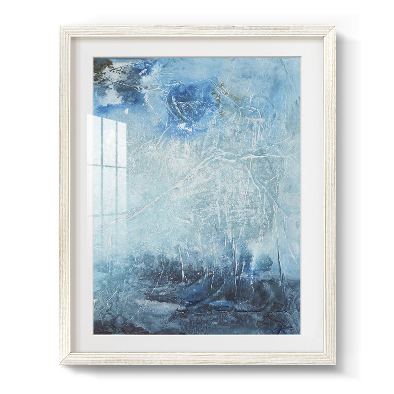 Coastal Seas IV - Impression encadrée, Blanc