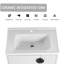 Ensemble de meuble-lavabo simple 28 po avec lavabo Aarjun-262184372