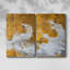 ABSTRACT Series CD XXI - Toile tendue avec châssis de qualité supérieure - Prêt à être accroché