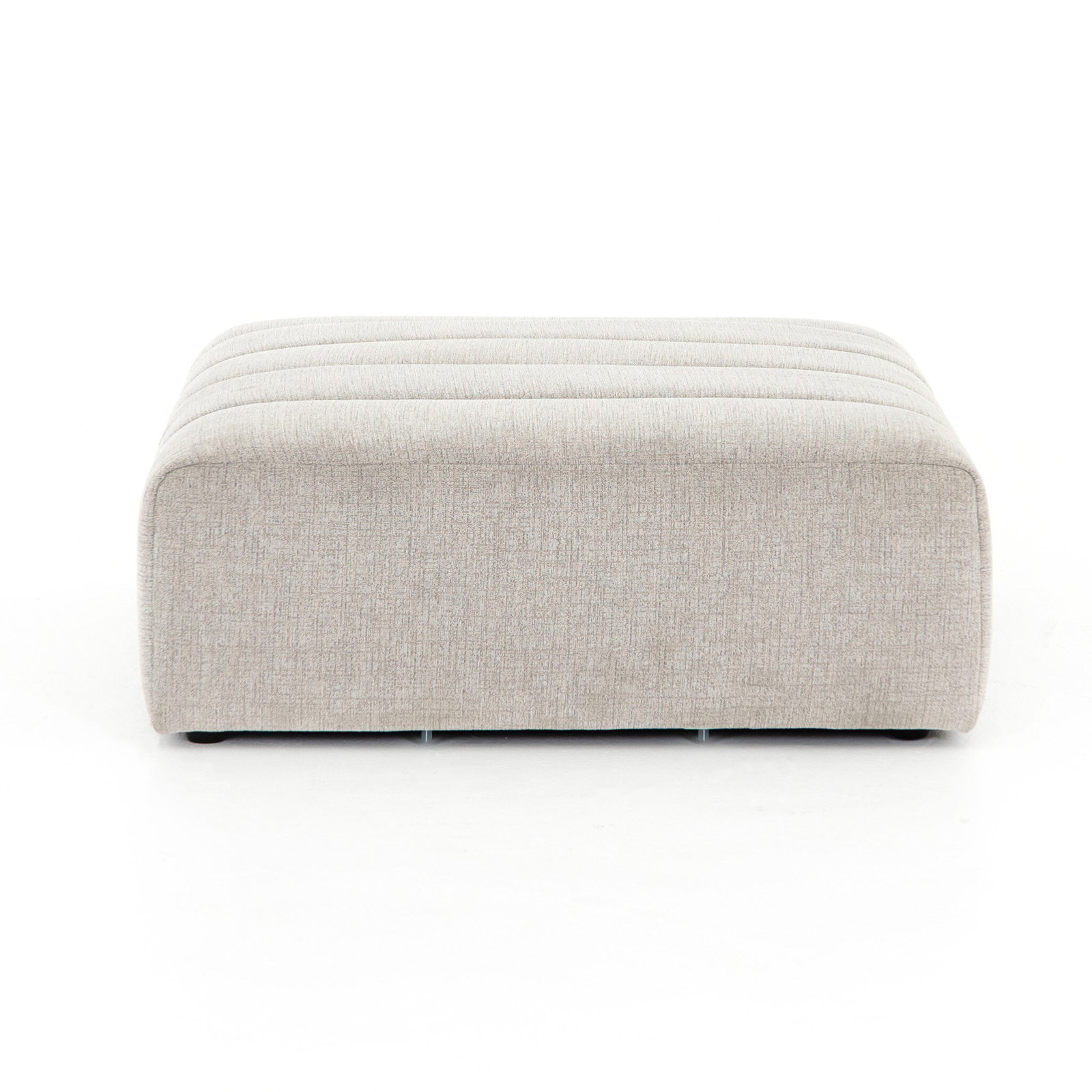 Bowry Upholstered Ottoman, Napa Sandstone