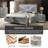 Waldrup Vegan Leather Platform Bed-87379981-105773874