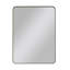 Miroir mural 24 po x 36 po, miroir rectangulaire noir, cadre en métal, miroir de salle de bain