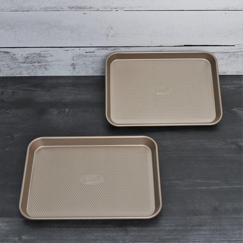 Ensemble de petits biscuits antiadhésifs 14 pièces Glad en rouge et blanc