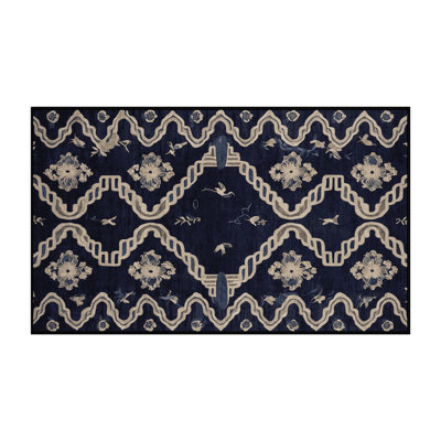 Tapis gris lavable à la machine