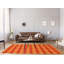 Tapis à carreaux orange-53649912