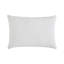 Coussin décoratif en coton tissé à rayures 14 po x 20 po Denim