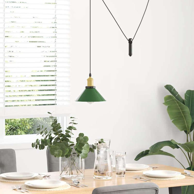 Ashyia 1 - Light Gloss Green Pendant, Gloss Green