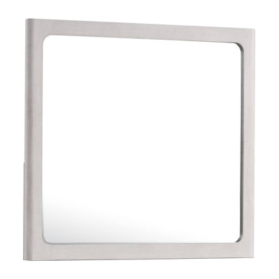 Miroir contemporain l 40,4 po, chêne blanc