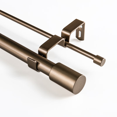 Totham Adjustable Double Curtain Rod
