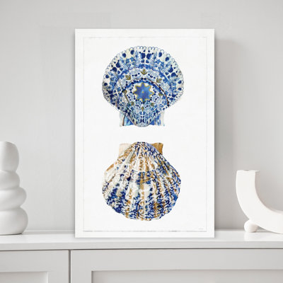 Boho coquillages, reproduction d'art contemporain abstrait