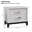 Table de chevet 2 tiroirs Modern-198047402