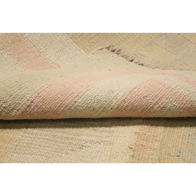 Tapis tissé à la main à motif géométrique 3 x 5