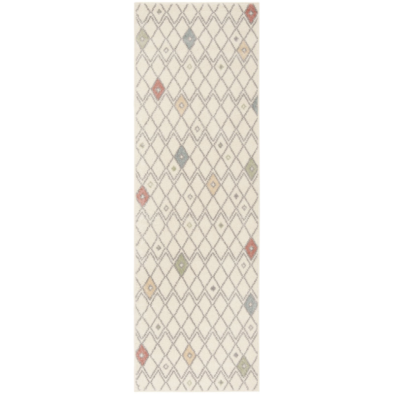 Muniz Performance Geometric Rug, Runner 2'6" x 8'