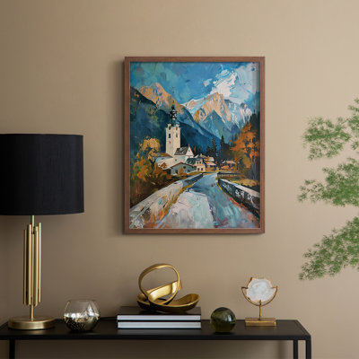LANDSCAPES Series CDII, reproduction encadrée - bois massif