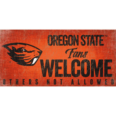 NCAA Fans Welcome Sign, décoration murale