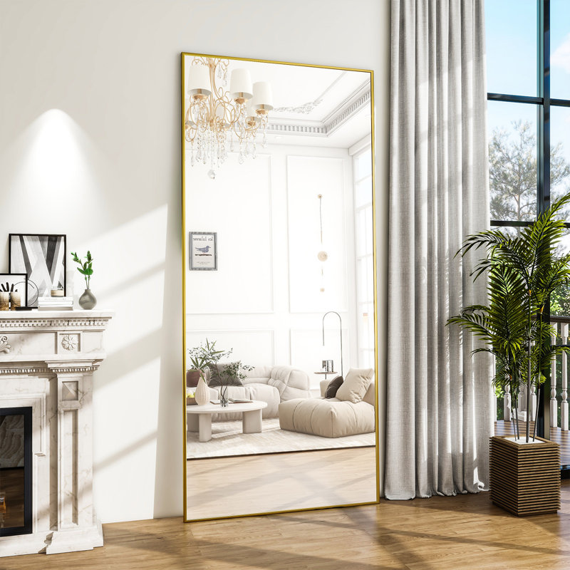 Miroir taille réelle, Or, 71 po x 31 po