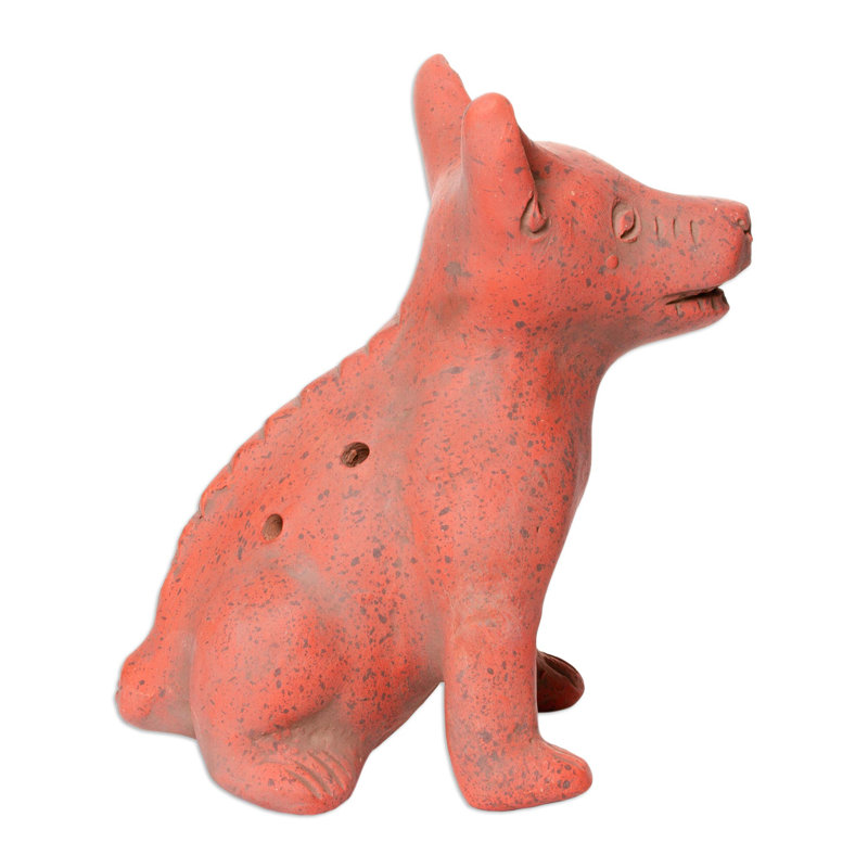 Ocarina en céramique rouge fait à la main Lark Manor ™