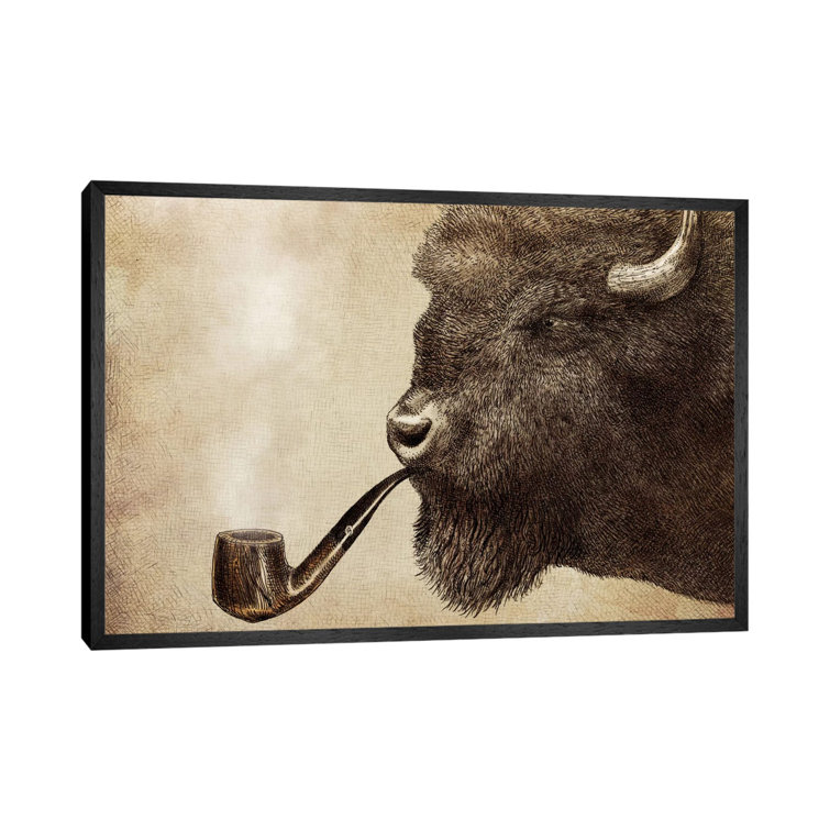 Big Smoke by Eric Fan - Floater Frame Print on Canvas
