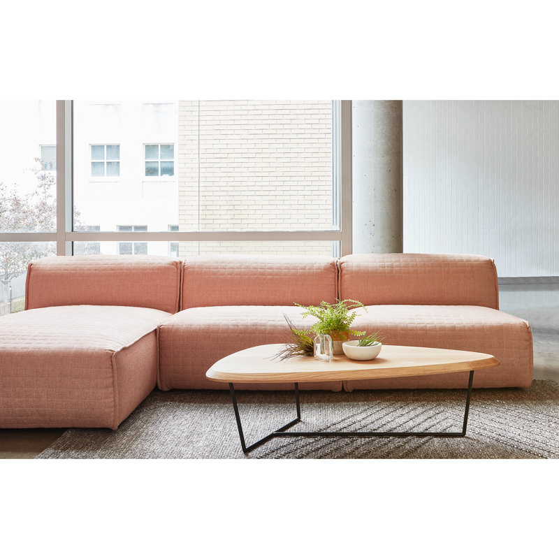 Canapé modulaire 3 pièces Nexus, Sel de mer Thea