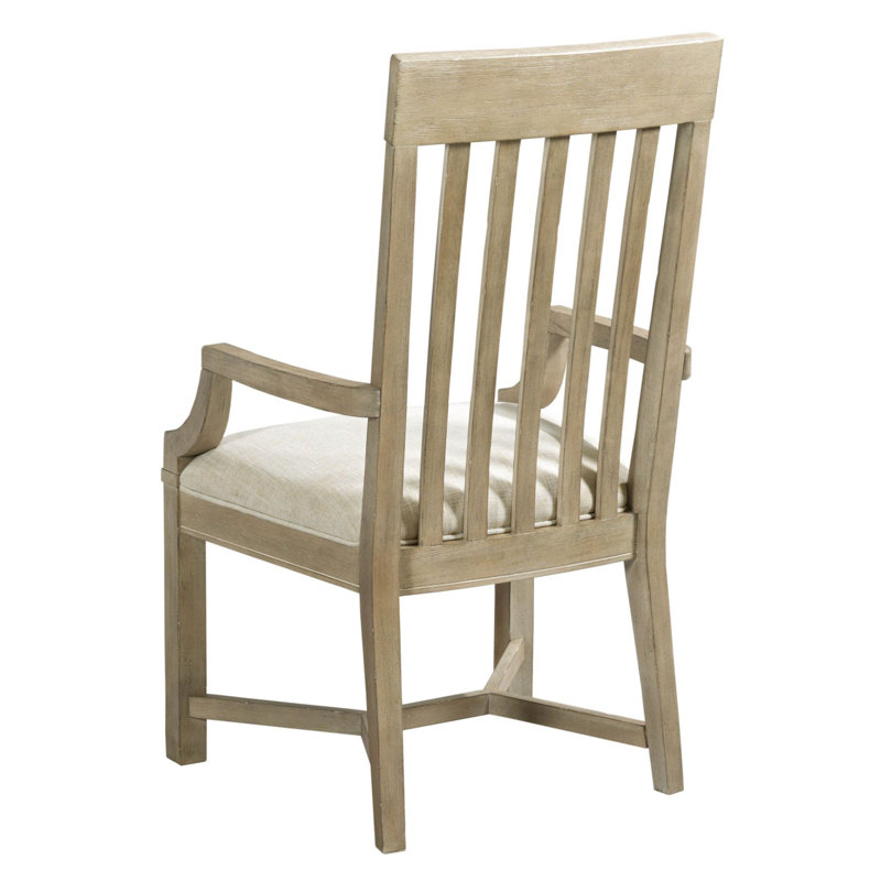 Oakman 19'' H Fabric Upholstered Armchair, Driftwood