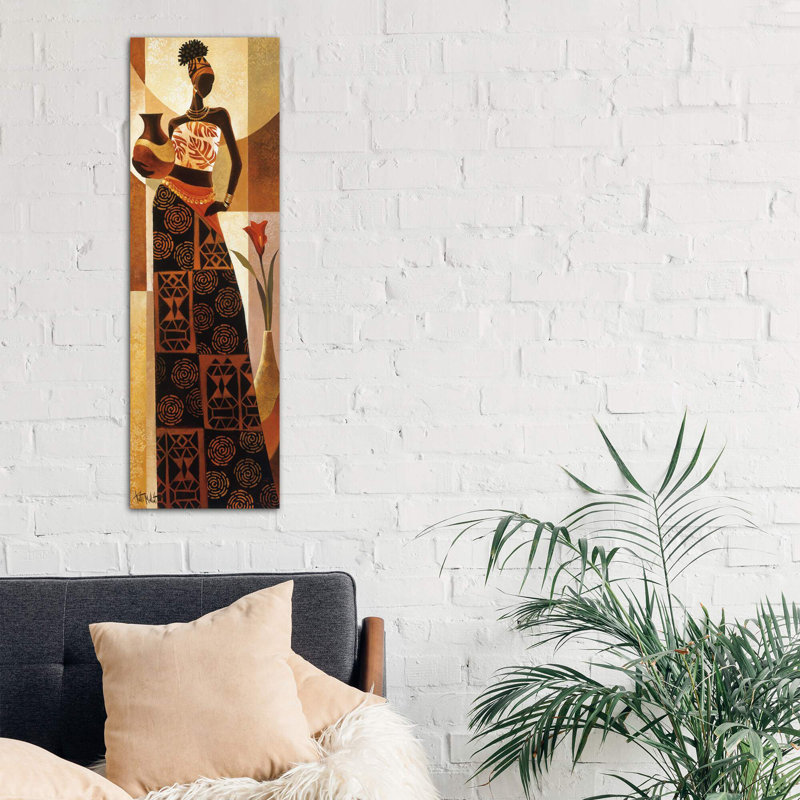 Naima by Keith Mallett - Wrapped Canvas Panoramic Print, 121.92 cm H x 40.64 cm W x 1.91 cm D
