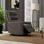 Fauteuil relevable en similicuir gris Bentley-999843556