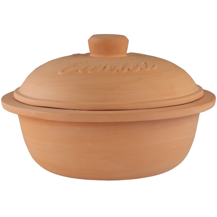 Rachael Ray 4.25 Qt Orange Oval Casserole Stoneware Dutch Oven with Lid NEW