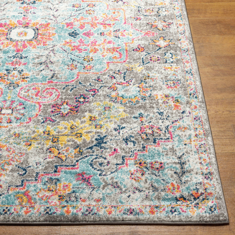 Carytown Power Loom Beige/Mustard Area Rug, Rectangle 140 x 200cm