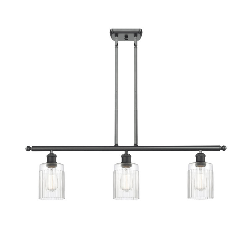Caplinger 3 - Light Kitchen Island Pendant, No Bulb Included, Matte Black