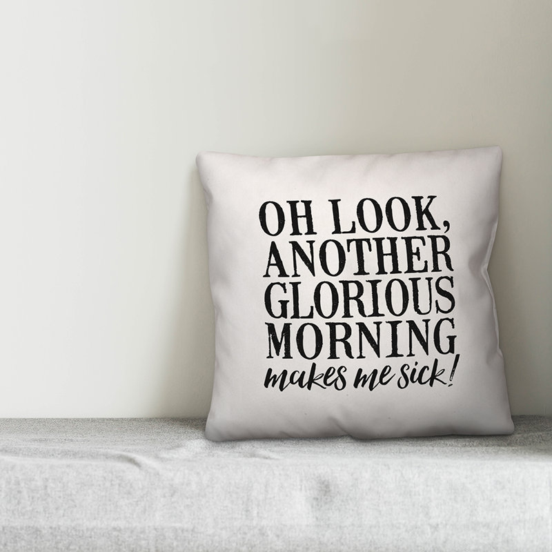  Housse de coussin Oh Look, Autre Glorious Morning, 20 po x 20 po, Polyester/ Bourre en polyester