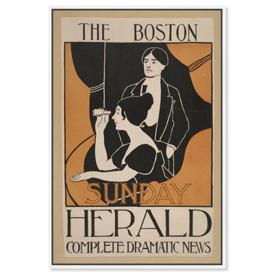 Sunday Herald 1893 Canvas Art Collector Poster by Art Remedy