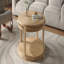 Table basse ronde en bois, table circulaire pour le salon-1356028210