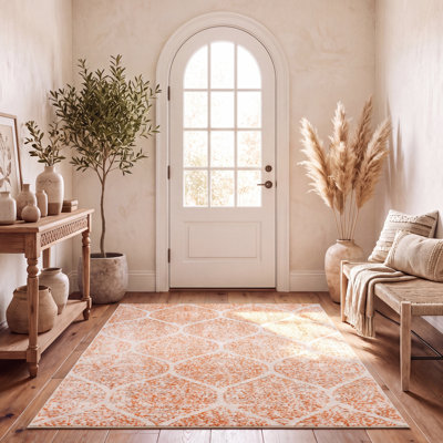 Tapis à motif géométrique Balcom Performance
