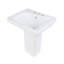 Lavabo de salle de bain rectangulaire en porcelaine vitreuse avec trop-plein weewash pour enfants-46019703-46019702