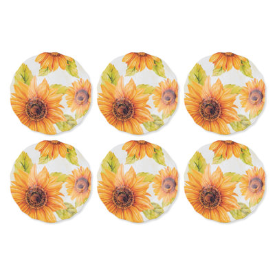 Sunflower, 8 3/4" Melamine Plate S6