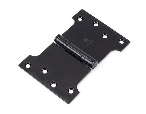 10.2cm H x 154cm W Butt Bearing Pair Door Hinges, Black