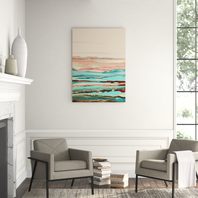 Color Lyrics II Print by Elena Carlie, Glass Coat, 33" H x 24" W