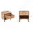 Dumbo 20" Fluted Nightstand In Golden Brown (1-Drawer)-1086365378