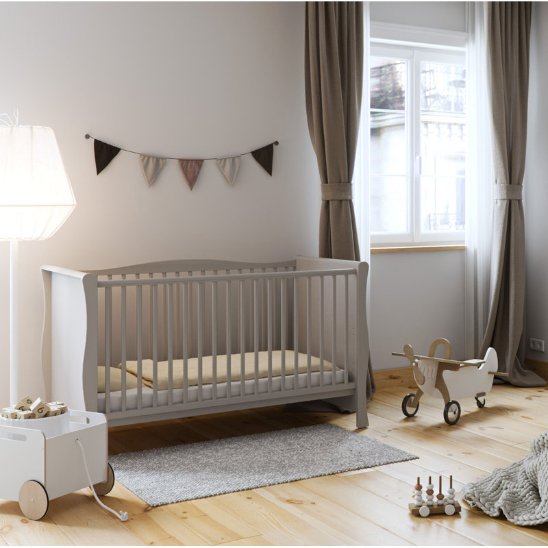 Sleigh Cot-Bed, Grey