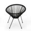 CHAISE (ENSEMBLE DE 2) - NOIR-2133803067