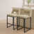 Beige Seat/ Black Frame