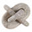 Sculptural Marble Decorative Object with Interlocking Design for Living Room Decor - Modern Home Accent for Coffee Table, or Home Decoration - Ivory-975534205