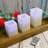Battery Operated Multifunction Wax LED Candles, Square - 3 Count
